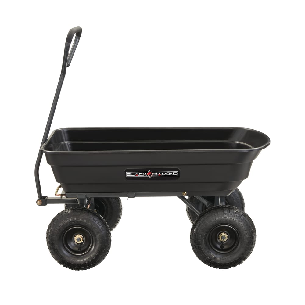 Black Diamond™ 4 Cubic Feet Poly Dump Cart