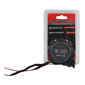 Black Diamond 16 ft Measuring Tape in retail packaging