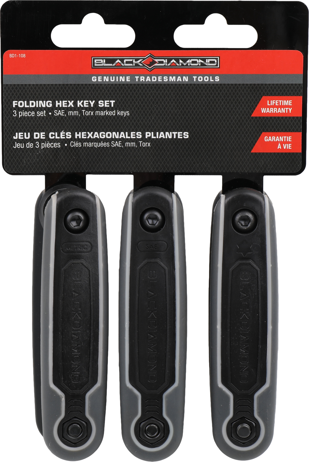 Folding Hex Key Set