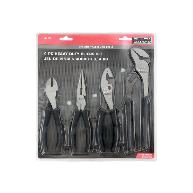 4 Pc Heavy Duty Pliers Set