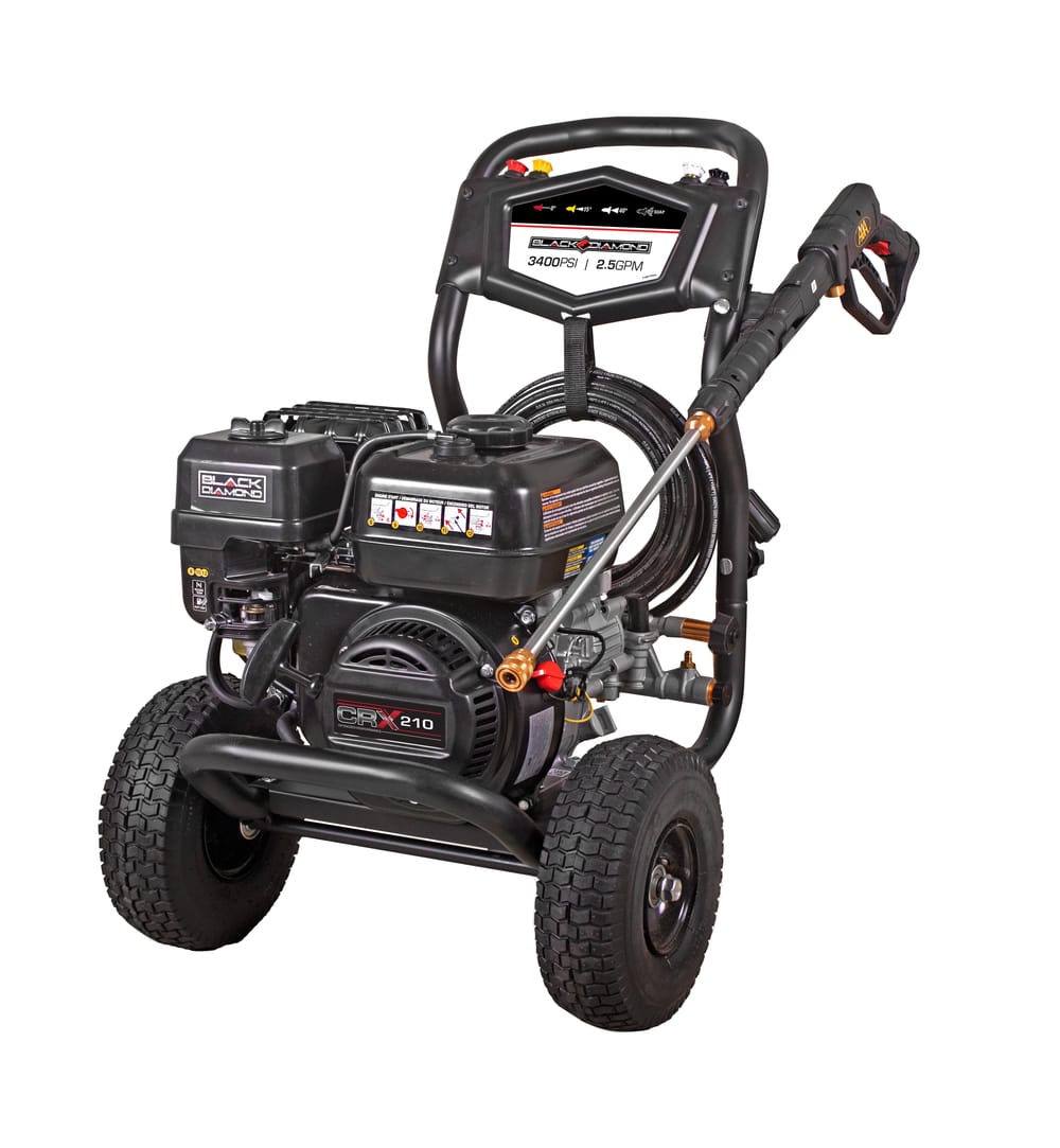 Black Diamond® Gas Powered Pressure Washer - 3400 PSI