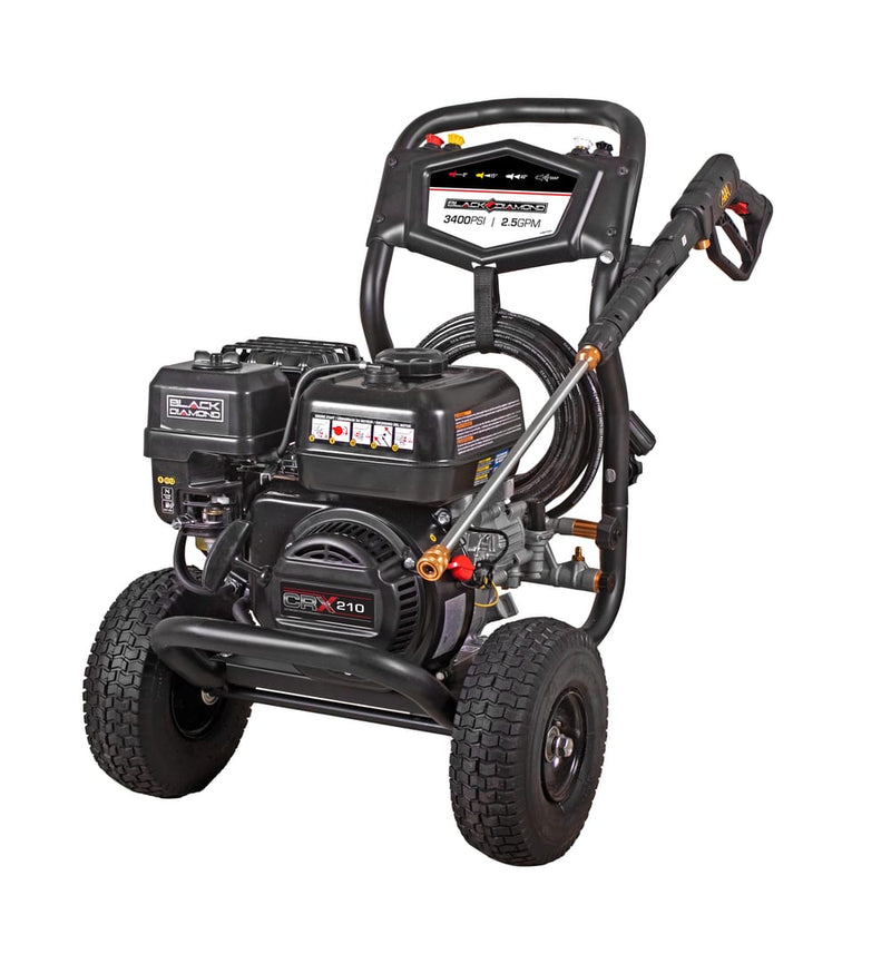 Black Diamond® Gas Powered Pressure Washer - 3400 PSI