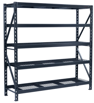 Heavy Duty Steel Shelving Unit with 4 Adjustable Shelves