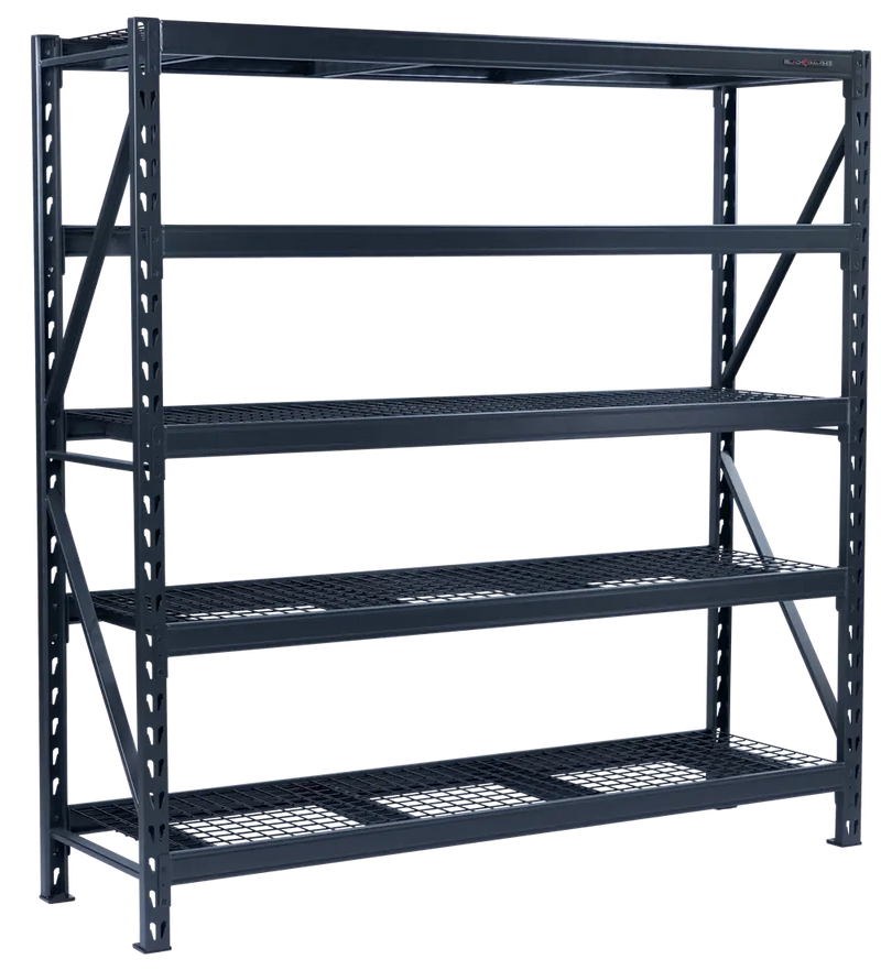 Heavy Duty Steel Shelving Unit with 4 Adjustable Shelves