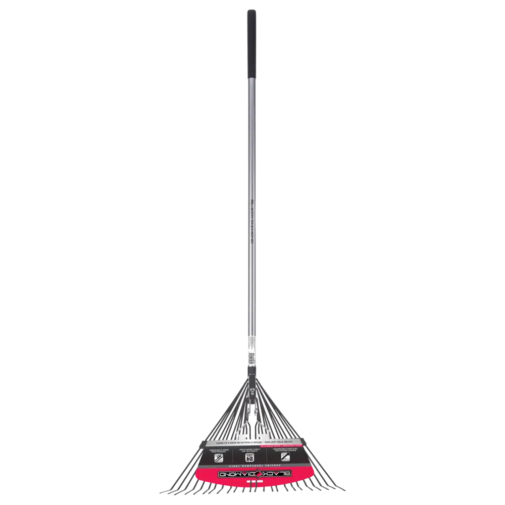 24-Tine Steel Leaf Rake