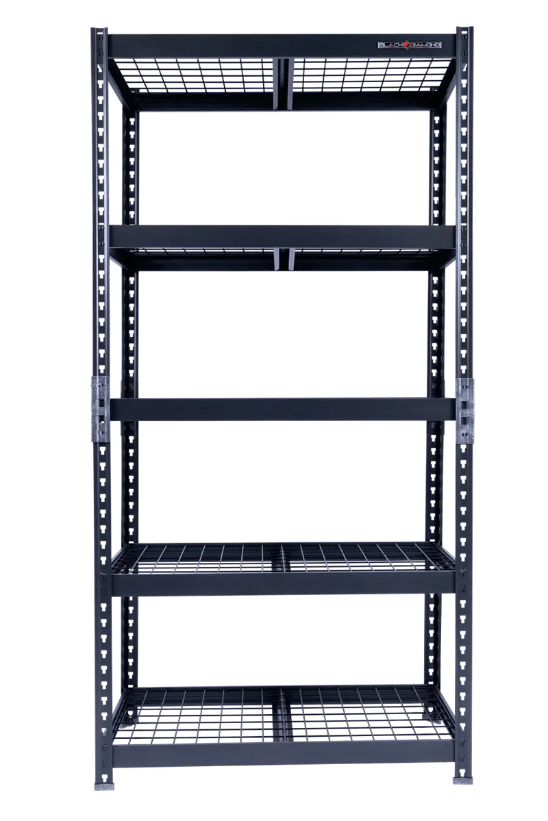 Light Duty Steel Shelving Unit with 5 Adjustable 36" Shelves