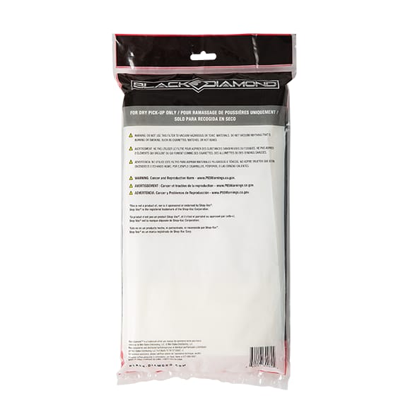 Black Diamond™ 3 Standard Dust Bags - 5-6 Gallon