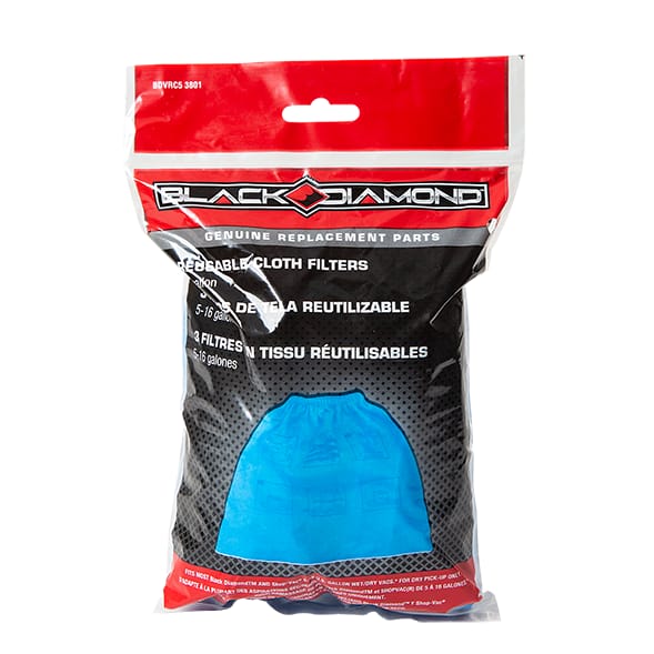 Black Diamond™ 3 Reusable Cloth Filters - 5-16 Gallon