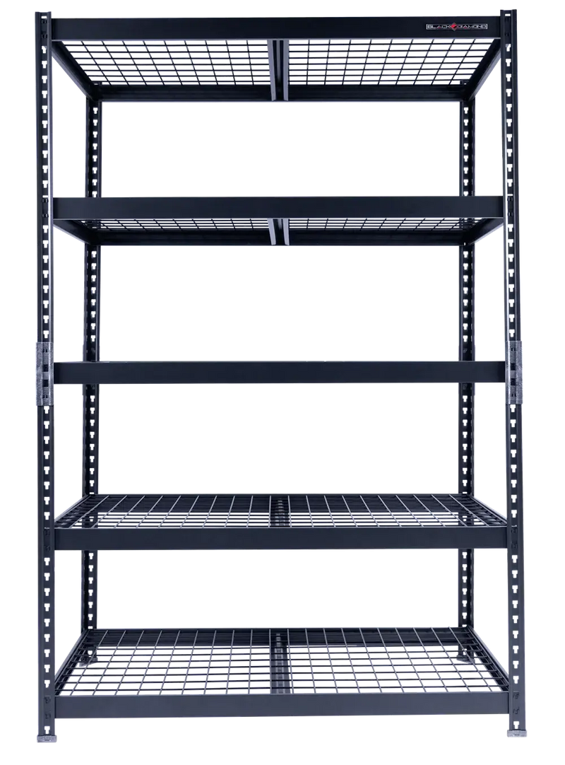 Light Duty Steel Shelving Unit with 5 Adjustable 48" Shelves
