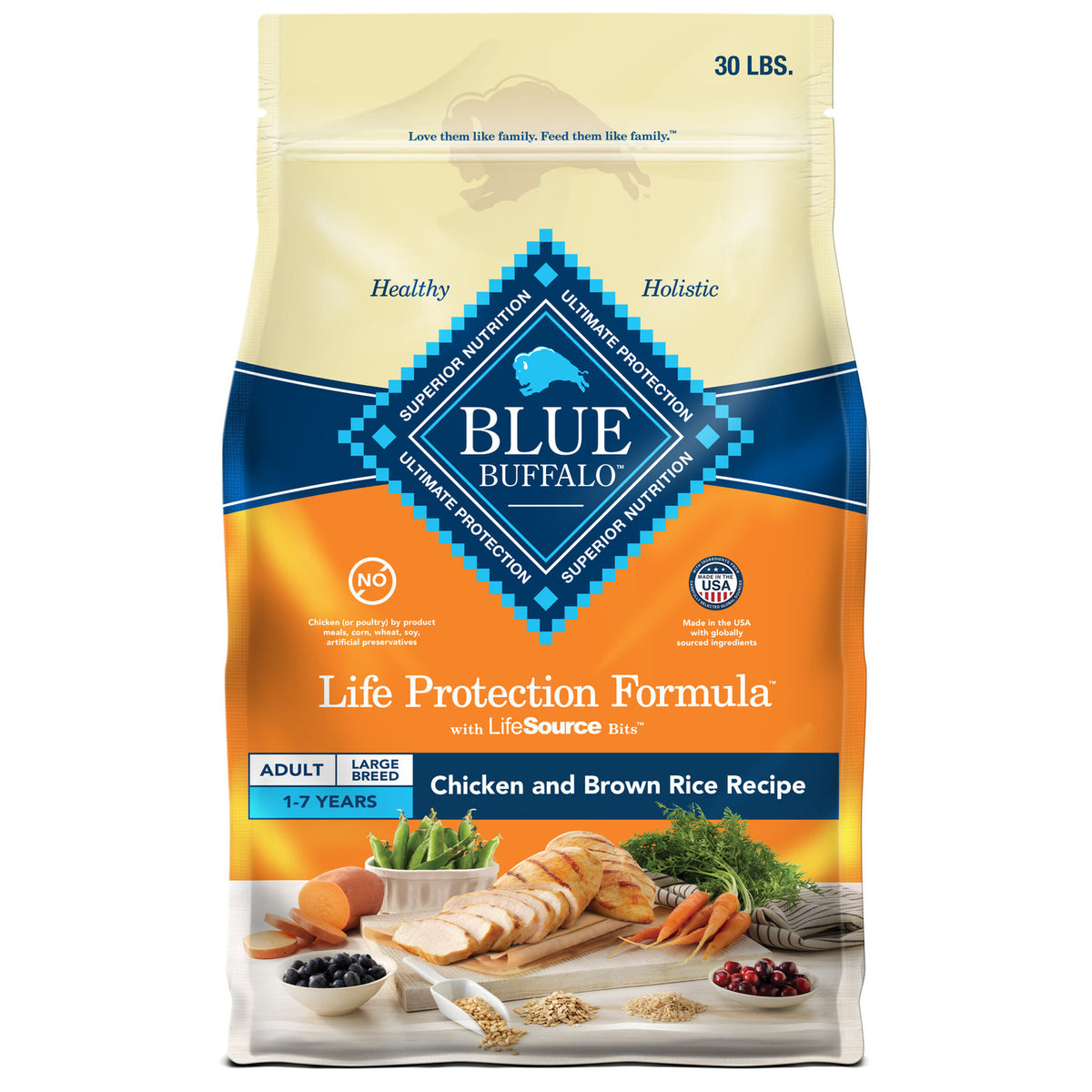 Blue LB Adlt Ckn & Br 30#Dg