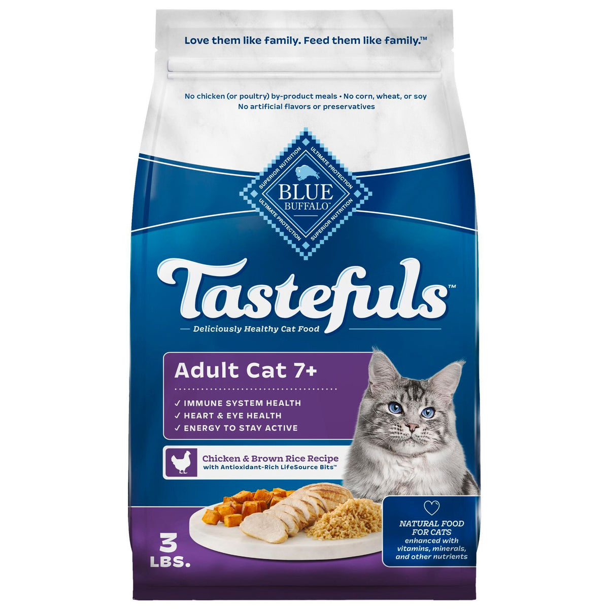 Blue Mat Ckn & Br 3#Cat