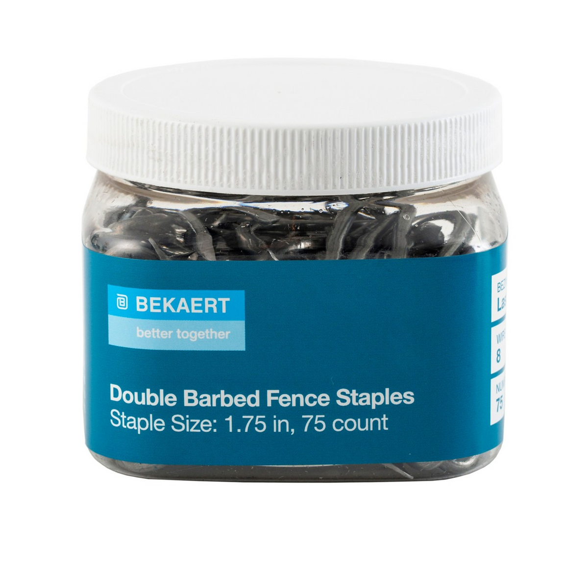 Barbed Fence Staple 8g 1.75" 75 Count Bezinal