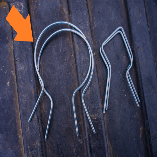 2 3/8"  Pipe Clips 11g - Bezinal (400 ct)