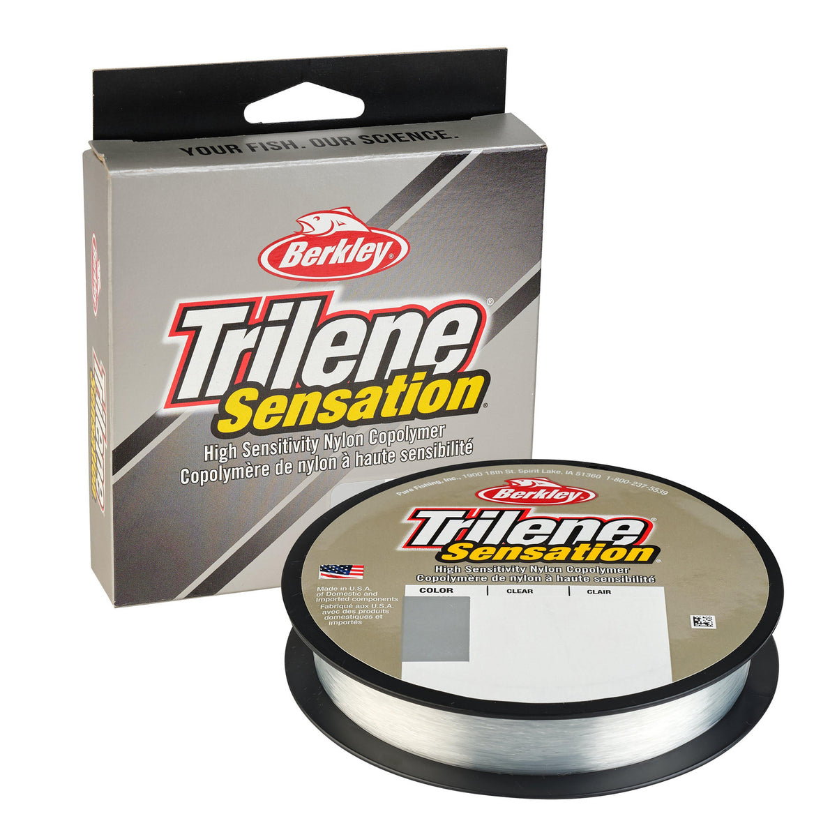 Trilene Sensation 330yd  Filler Spools 6 LB. Clear