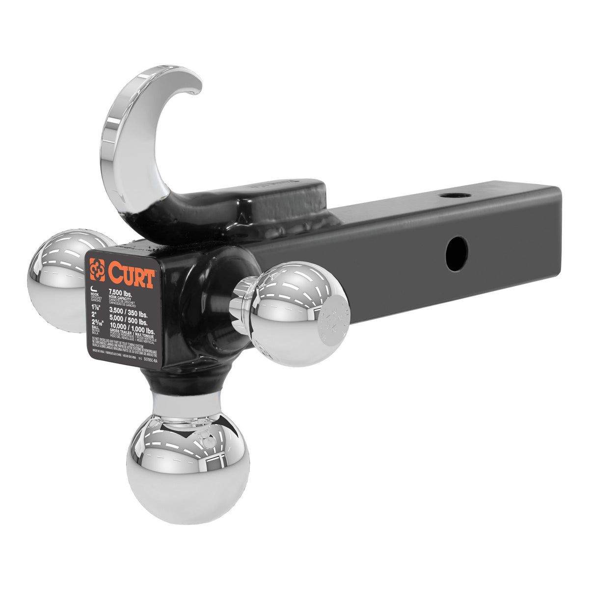Triple Ball Mount W/ Hook