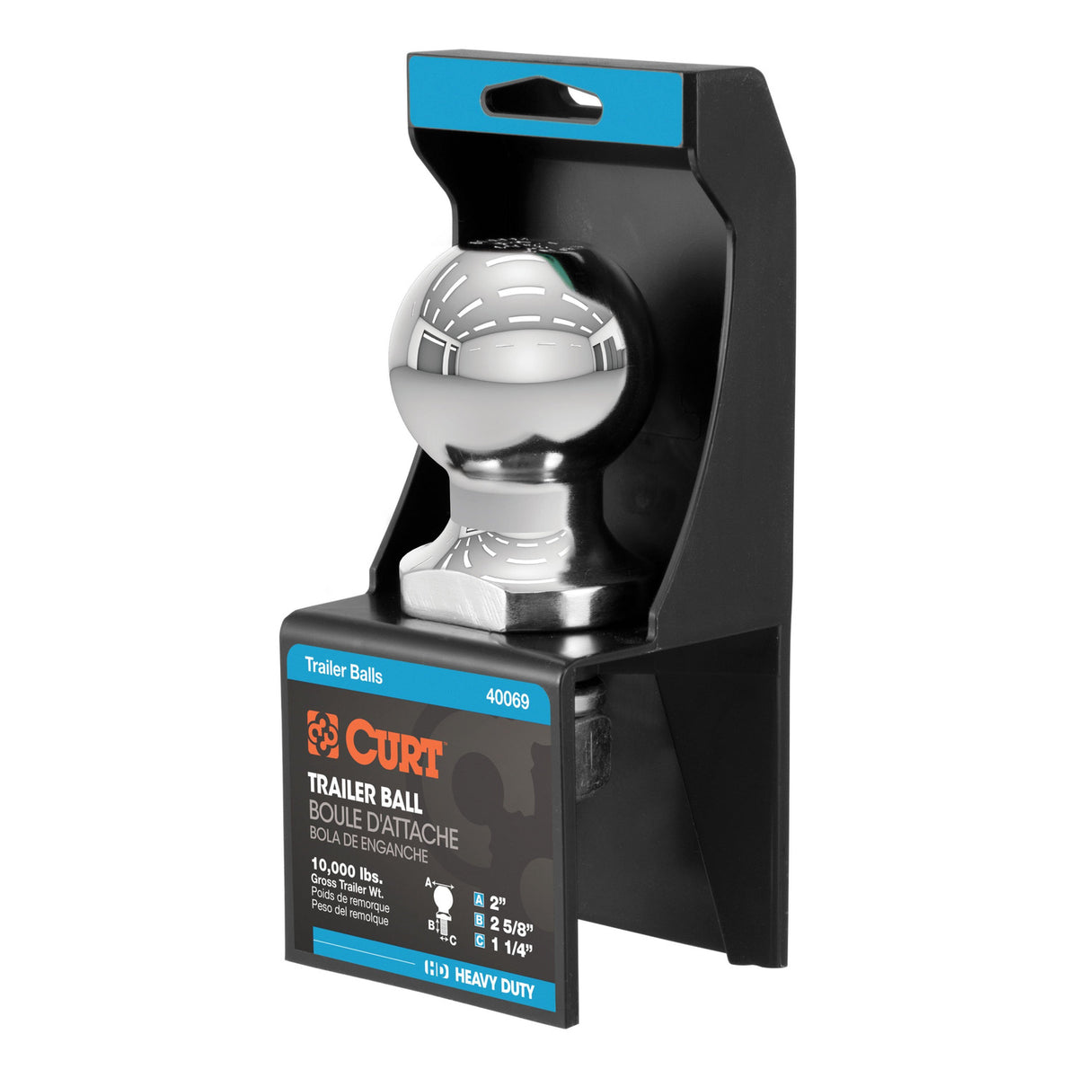 BALL,HITCH 2X1.25X2.625,PKG