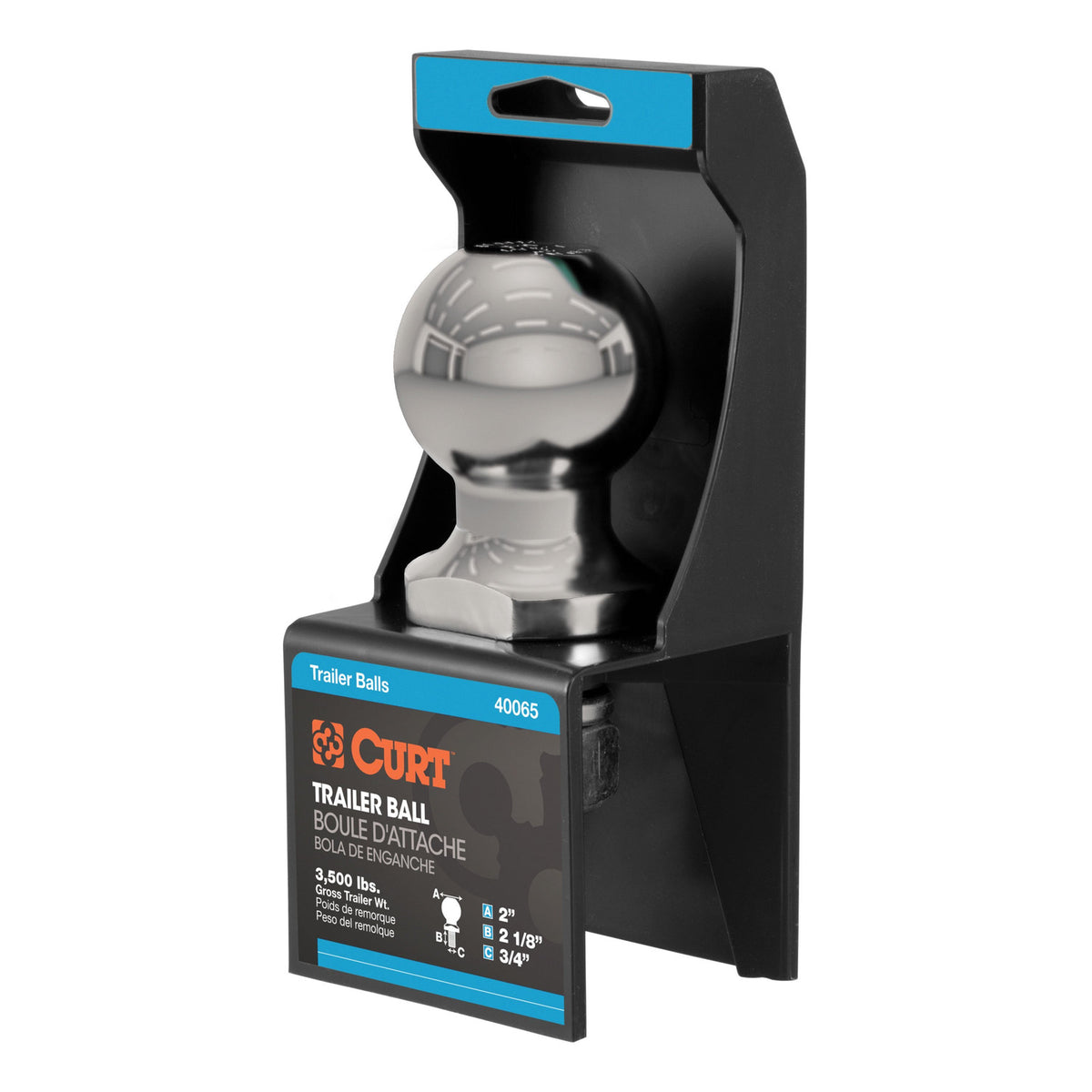 2X3/4X2 1/8 HITCH BALL