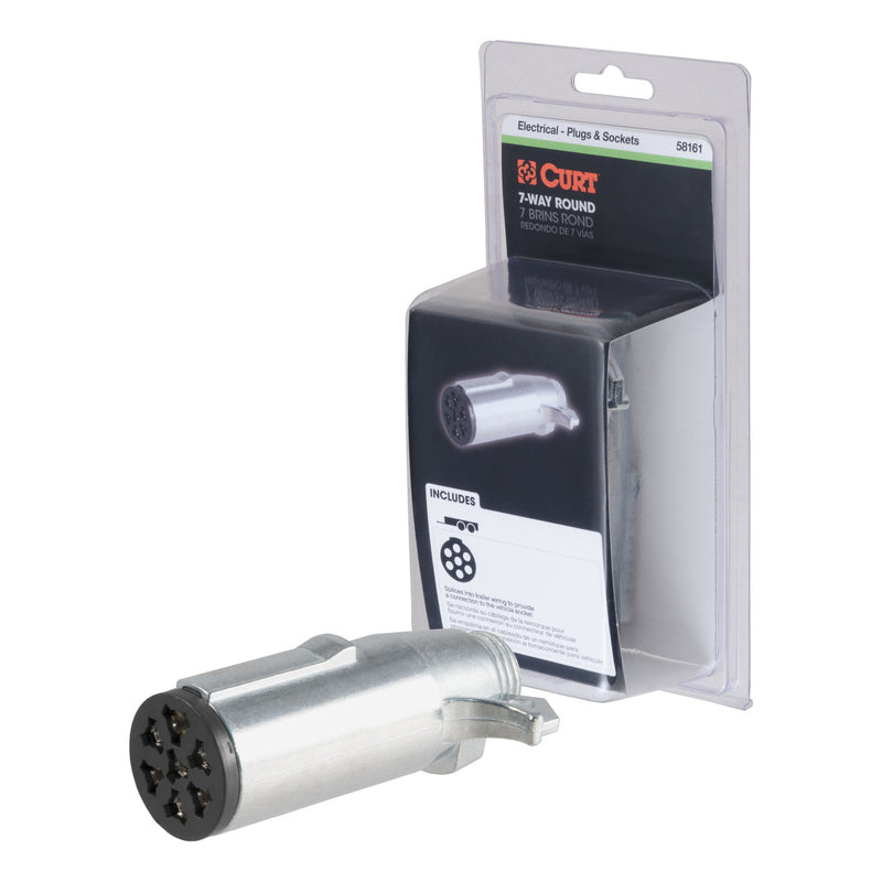 CONN,7-POLE DIECAST,PKG