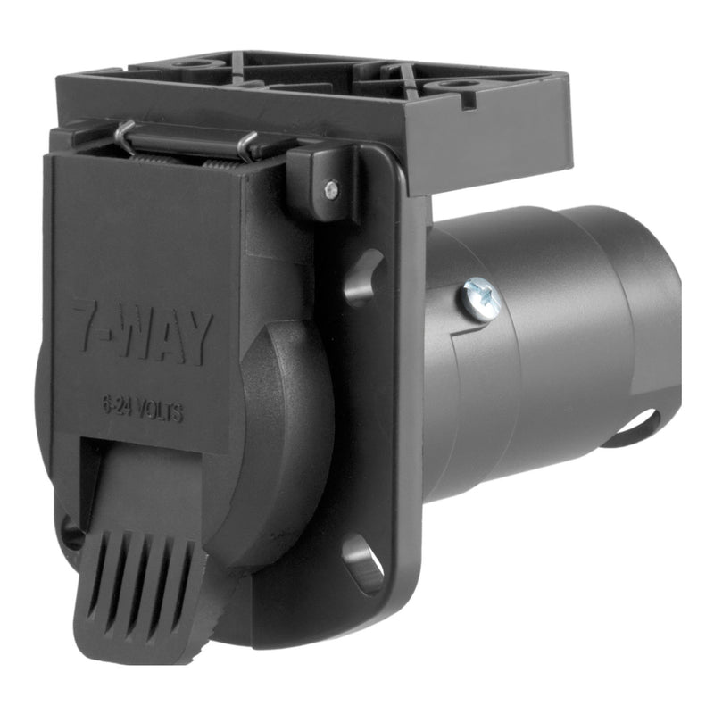 7 WAY RV SOCKET WITH MOUNTING