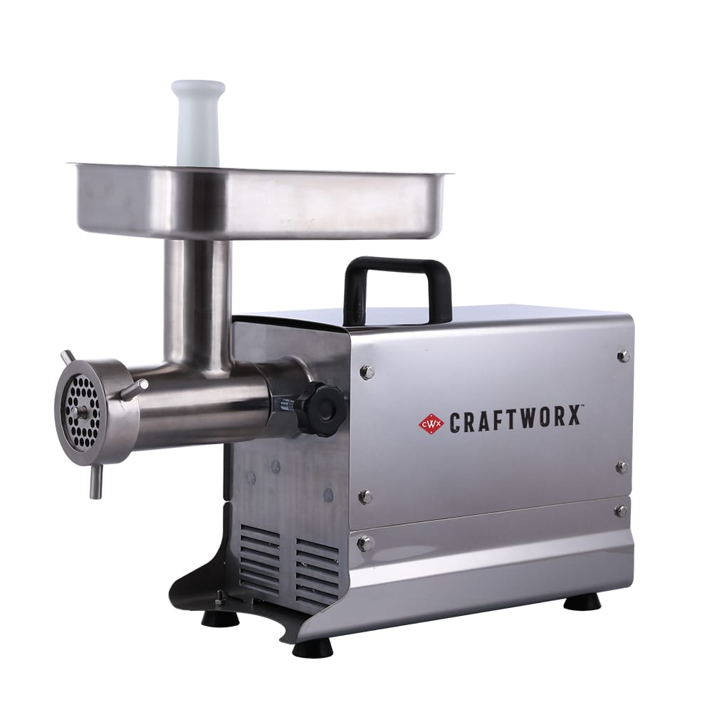 Craftworx™ #8 0.4 HP Stainless Steel Electric Meat Grinder