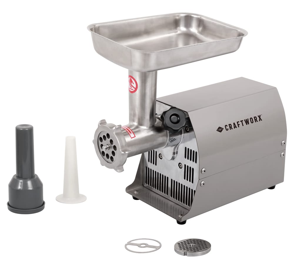 Craftworx™ #8 300W Stainless Steel Meat Grinder