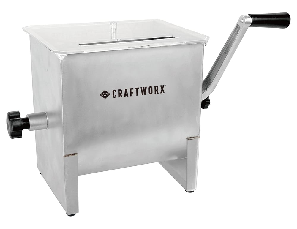 Craftworx™ 17 LBS. Manual Stainless Steel Meat Mixer