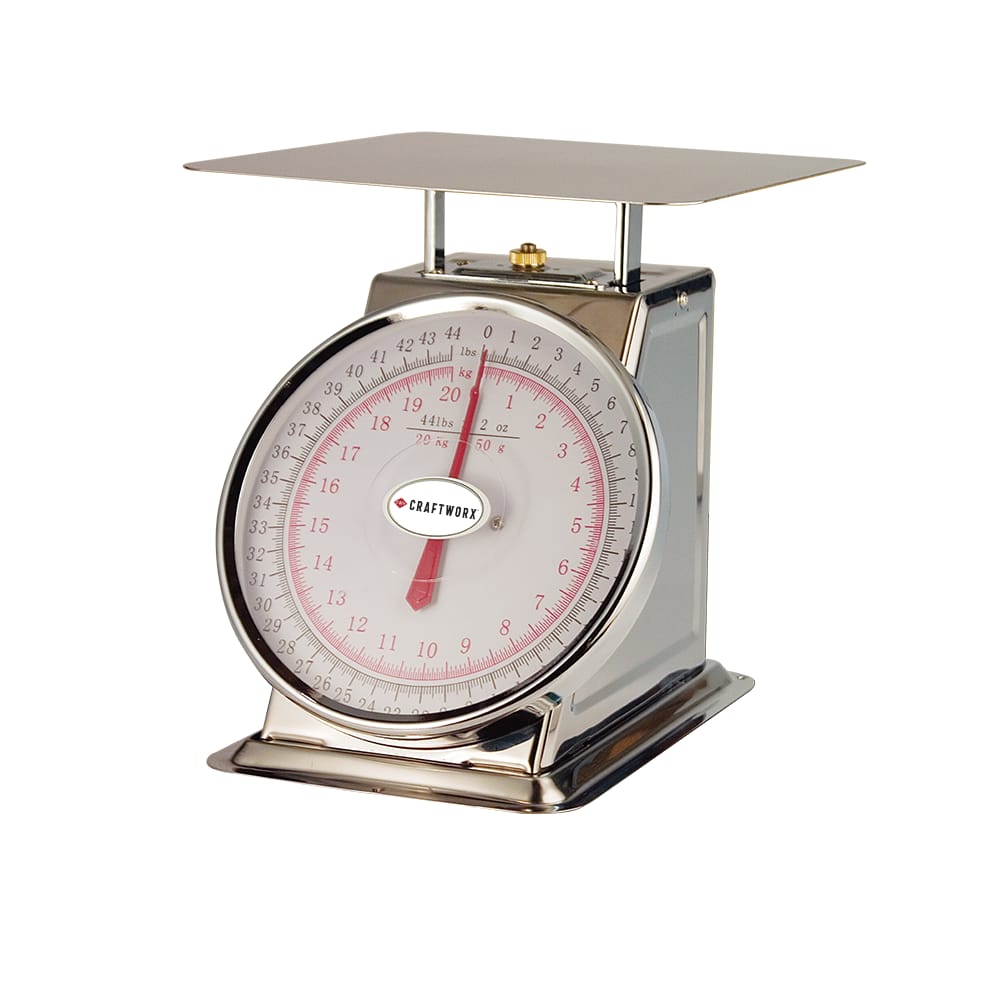 Craftworx™ 44 Lbs. Stainless Steel Scale