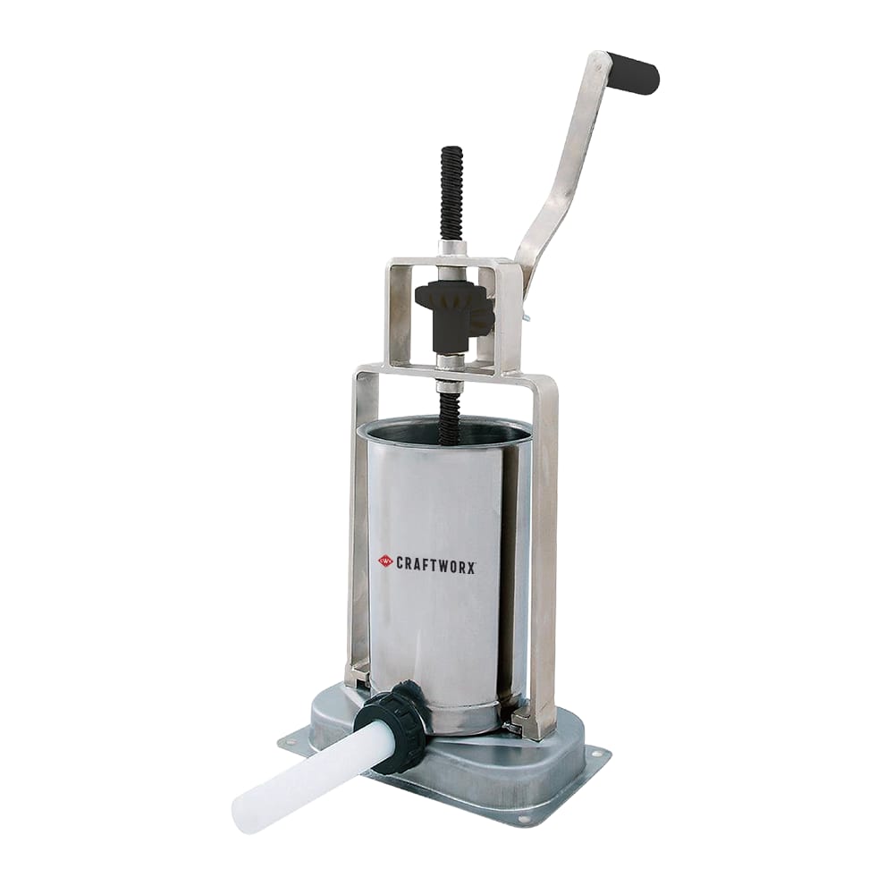 Craftworx™ 5 LBS. Stainless Steel Vertical Sausage Stuffer