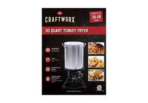 Craftworx™ 30 QT Turkey Fryer with Timer