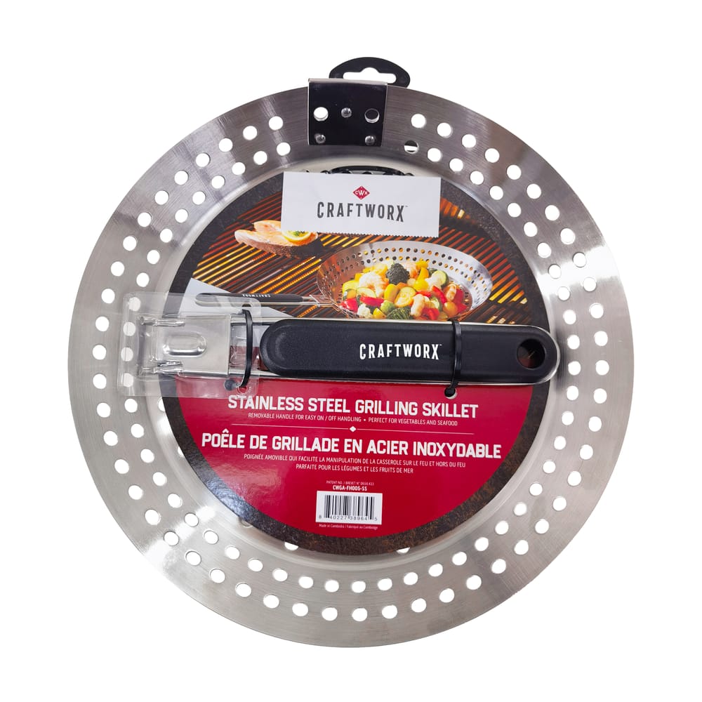 Craftworx™ 12" Stainless Steel Grilling Skillet