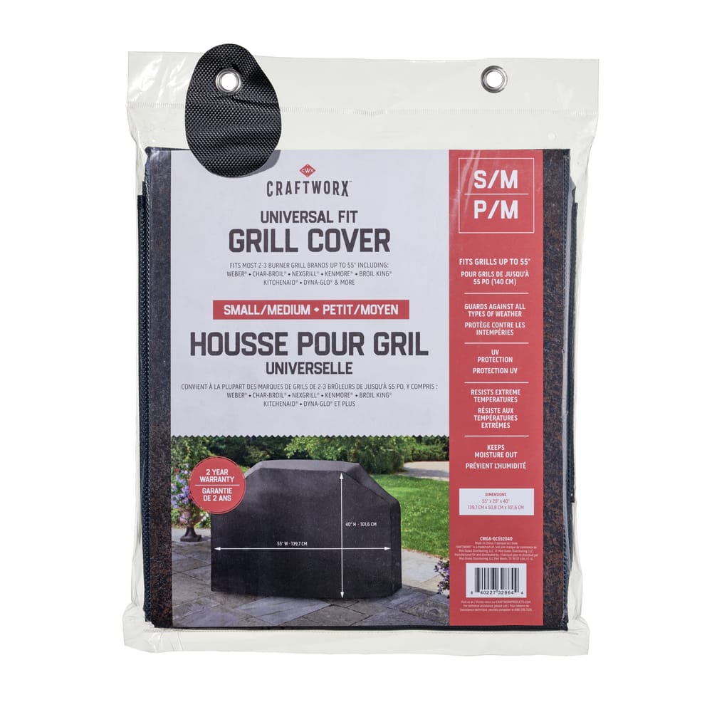 Craftworx™ Universal Fit Small/Medium Grill Cover