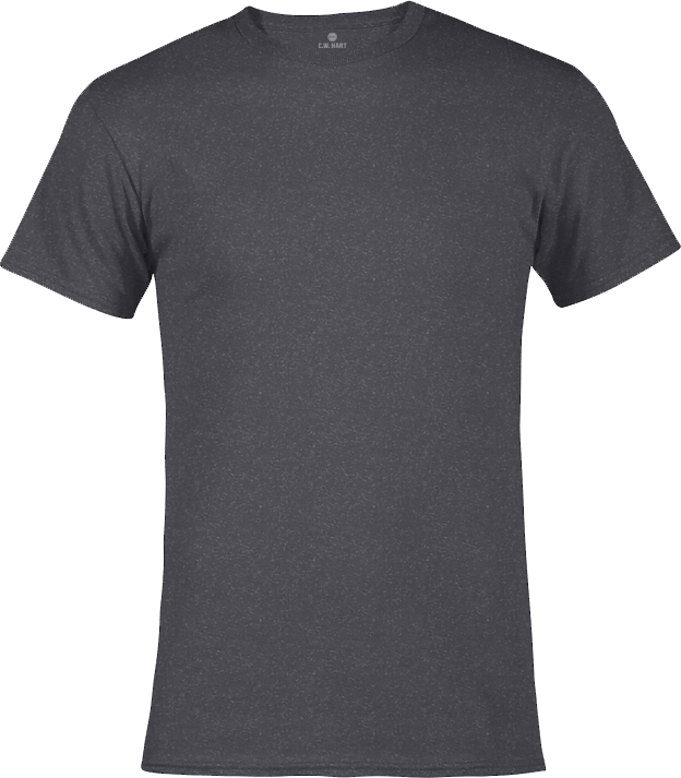 Men's Short Sleeve Crew Neck Tee - Charcoal Heather