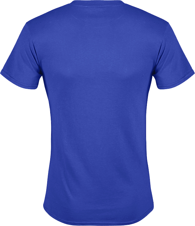 Men's Short Sleeve Crew Neck Tee - Royal - Front