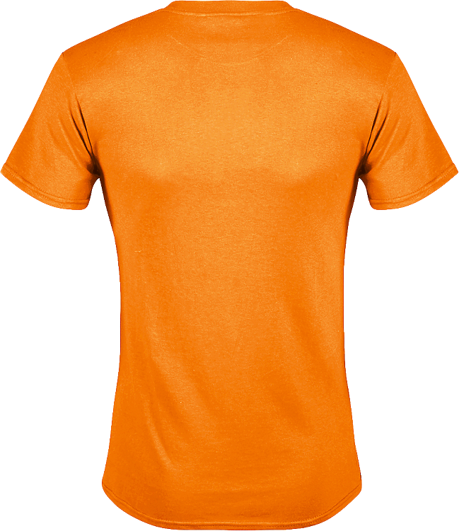 Men's Short Sleeve Crew Neck Tee - Safety Orange