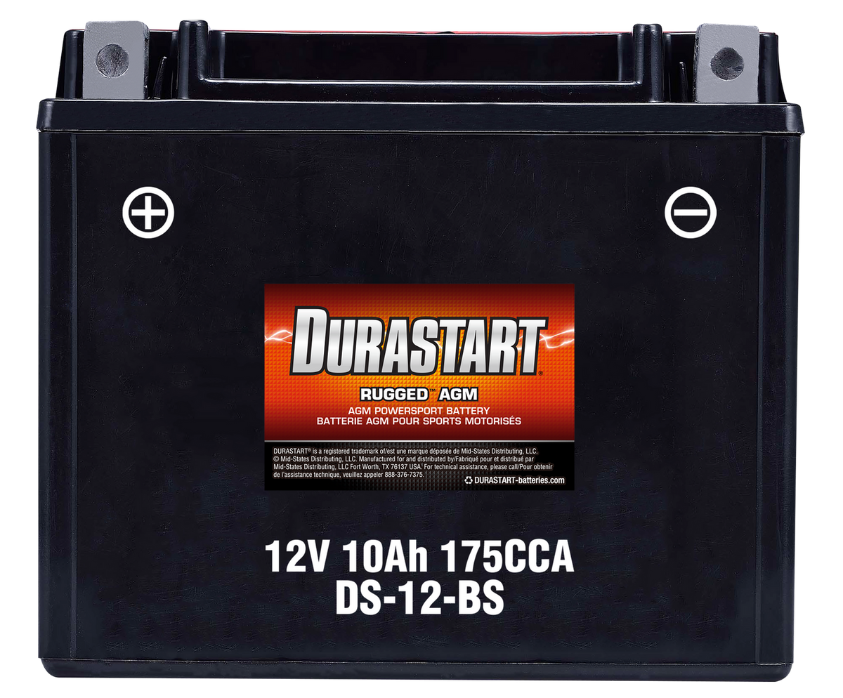 RuggedTM Agm Powersport Battery 12-Bs