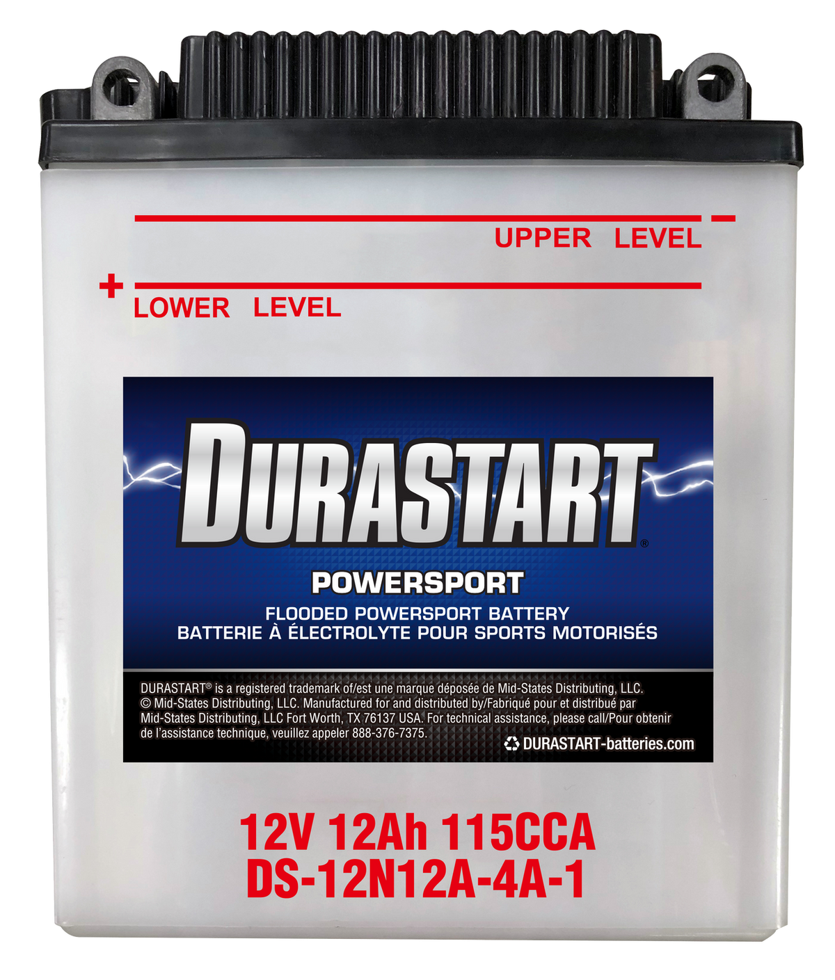 Flooded Powersport Battery 12N12A-4A-1