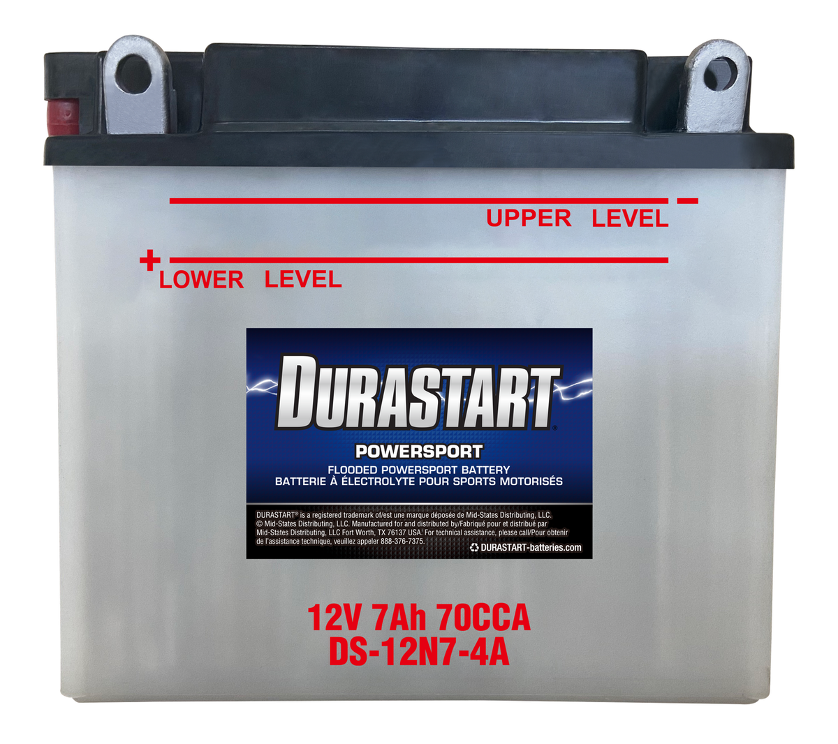 Flooded Powersport Battery 12N7-4A