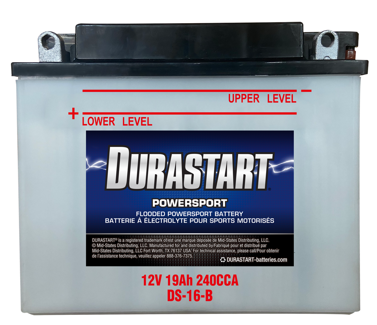Flooded Powersport Battery 16-B