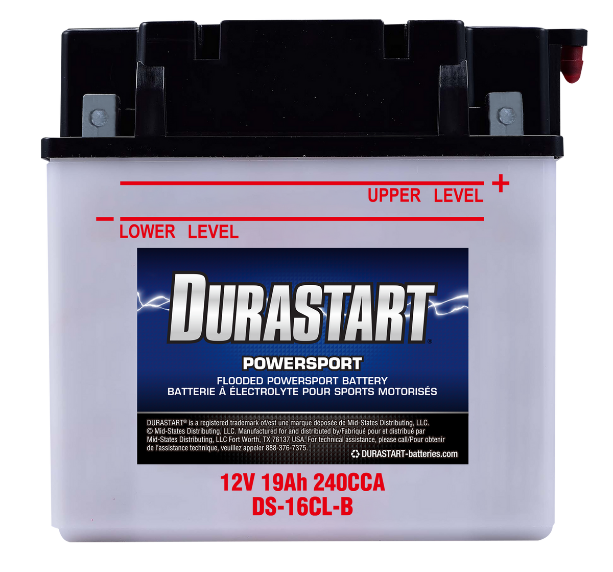 Flooded Powersport Battery 16CL-B