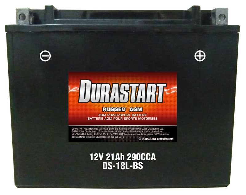 RuggedTM Agm Powersport Battery 18L-Bs