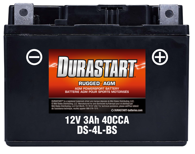 RuggedTM Agm Powersport Battery 4L-Bs