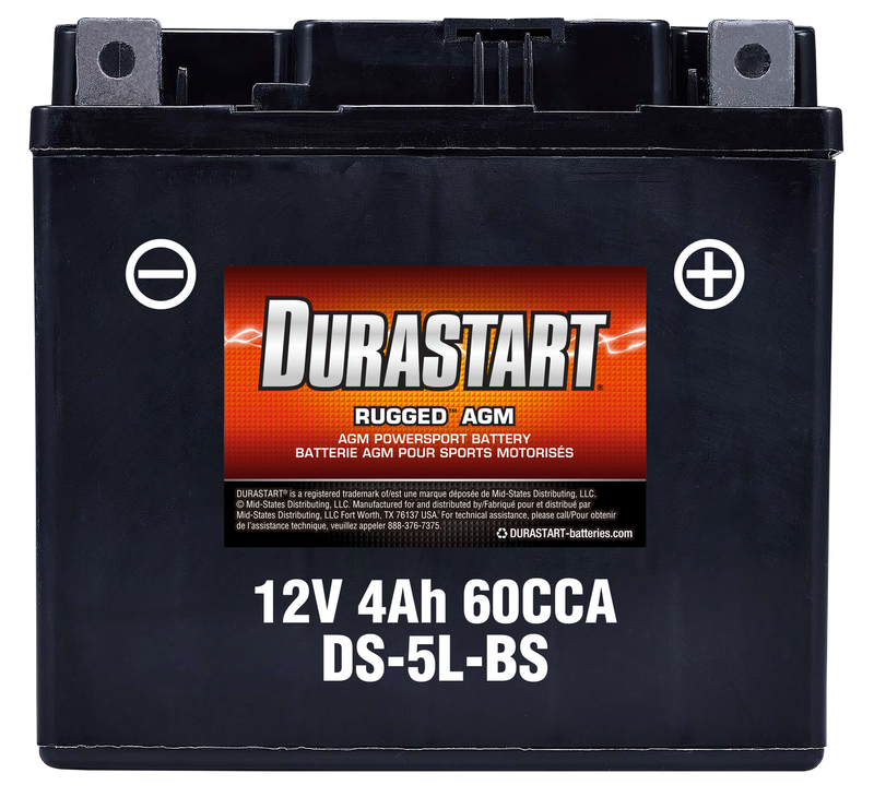 RuggedTM Agm Powersport Battery 5L-Bs