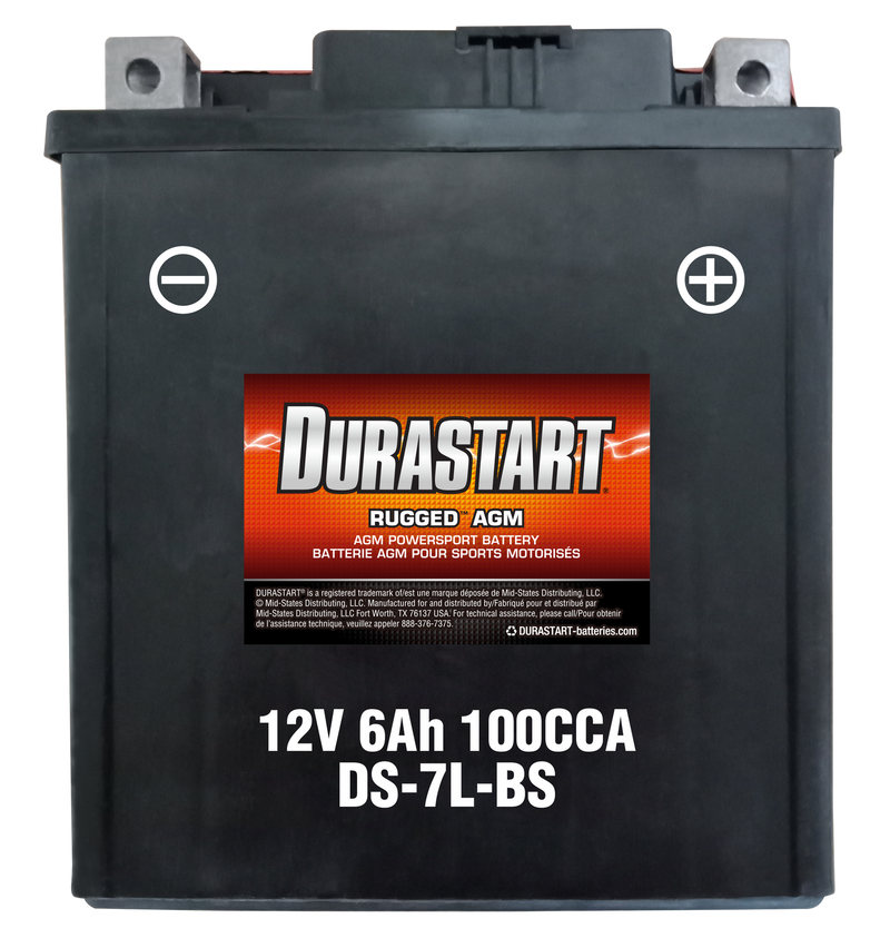 RuggedTM Agm Powersport Battery 7L-Bs