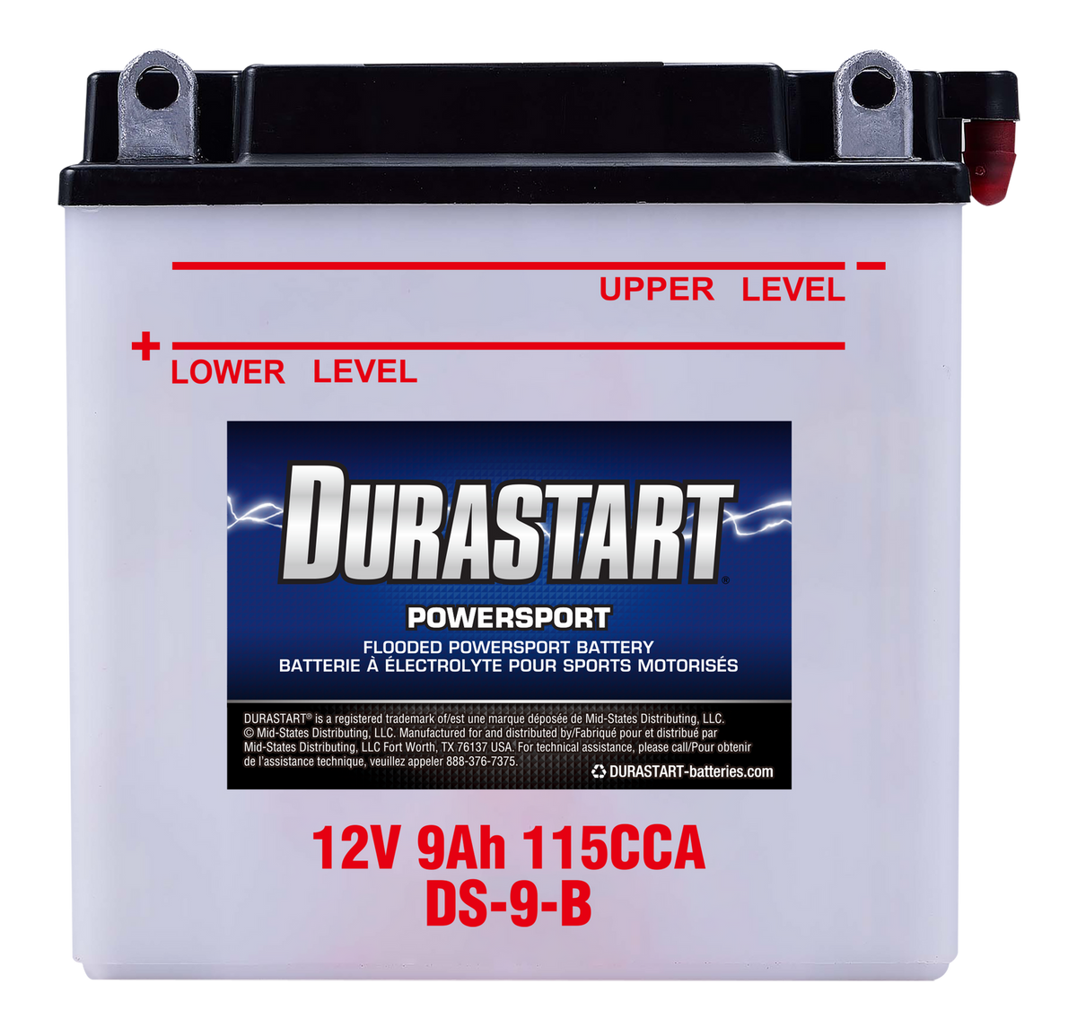 Flooded Powersport Battery 9-B