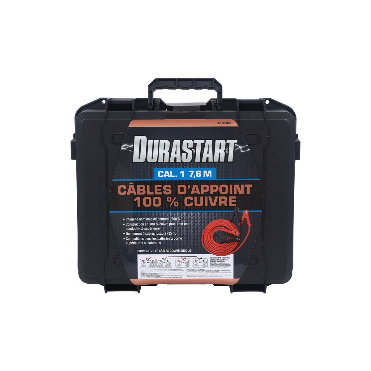 1GA 25FT 100% Copper Booster Cable