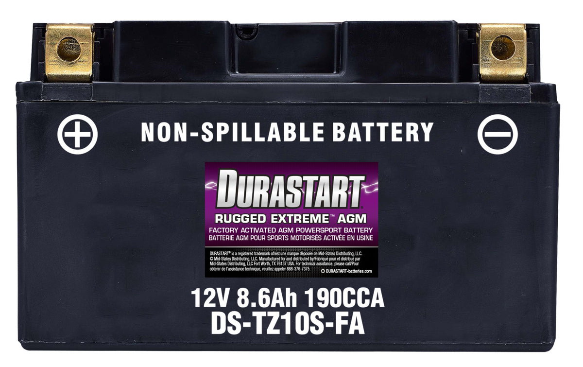 Rugged ExtremeTM Agm Powersport Battery TZ10S-Fa