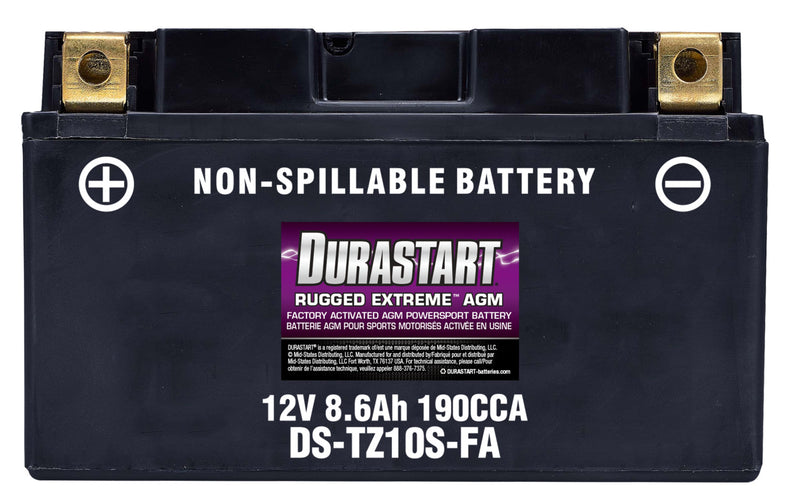 Rugged ExtremeTM Agm Powersport Battery TZ10S-Fa