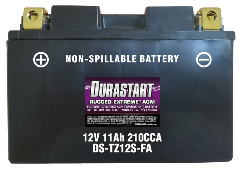 Rugged ExtremeTM Agm Powersport Battery TZ12S-Fa