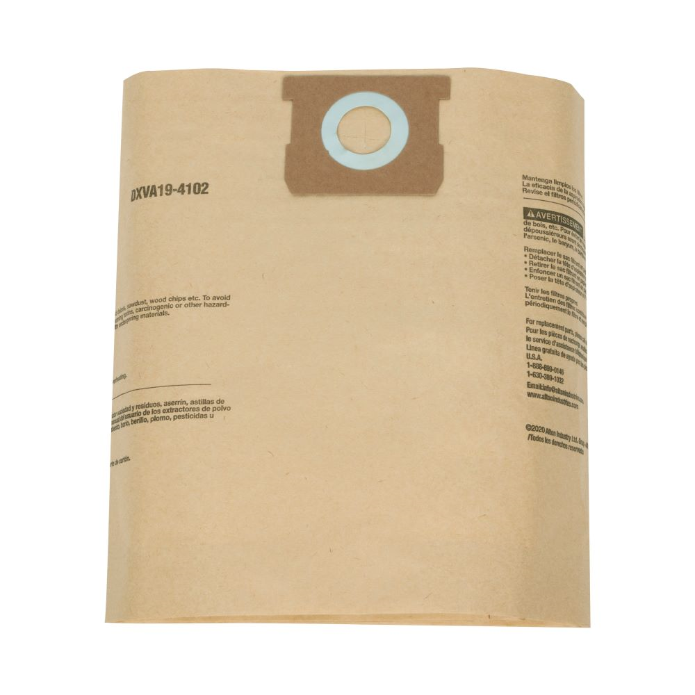 Dust Bag,12-16G,Dewalt,3PK