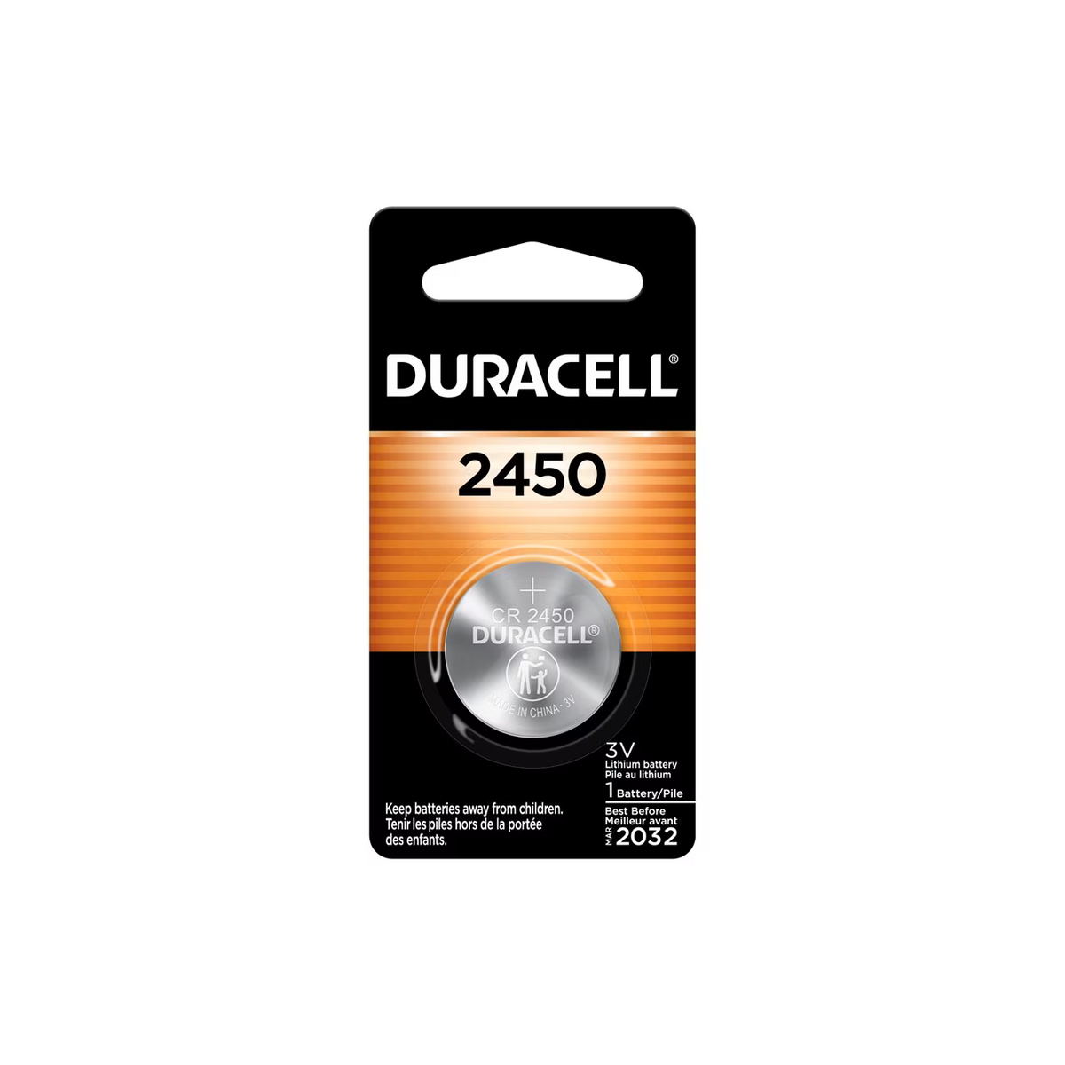 Duracell Copper & Black 2450